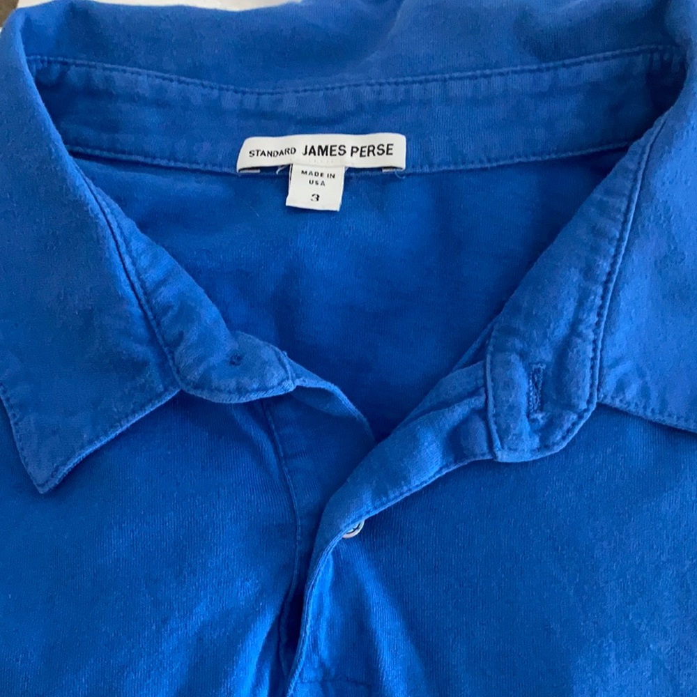 Short Sleeved Collard Standard James Perse Shirt